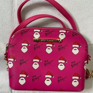 Betsey Johnson "Santa Face" Crossbody Purse